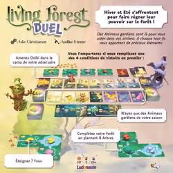 Blackrock Games LIVING FOREST DUEL 20 min Jeu de société Jeu de couple - Vue supplémentaire 5