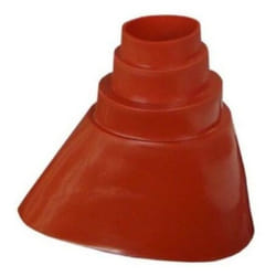 Manchon en Caoutchouc rouge pour mât de diamètre 48-60mm – toit, tuile - Rouge