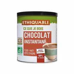 Chocolat instantané 50% de cacao - 425g 400 g ETHIQUABLE