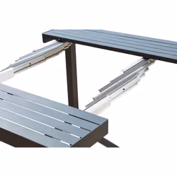 Concept Usine Olhao ensemble de meubles de jardin Gris