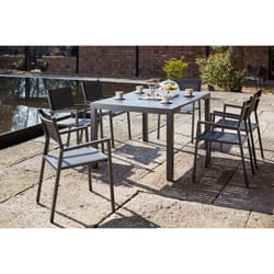 Concept Usine Olhao ensemble de meubles de jardin Gris