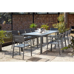 Concept Usine Olhao ensemble de meubles de jardin Gris