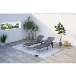 Concept Usine Bari chaise de plage Gris