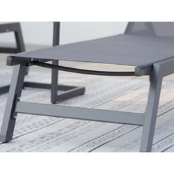 Concept Usine Prato chaise de plage Gris