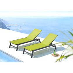 Concept Usine Prato chaise de plage Vert