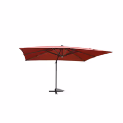 Parasol LED 3 x 4 m terracotta CALVIA, Concept Usine