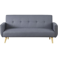 Malmo - Canapé scandi convertible 3pl Gris