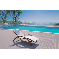 Concept Usine Havana chaise de plage Écru