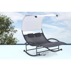 Concept Usine Essaouira chaise de plage Blanc