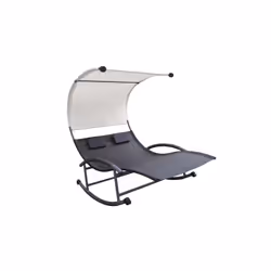 Concept Usine Essaouira chaise de plage Blanc