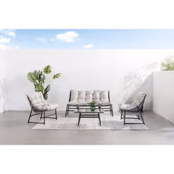 Concept Usine Guahana ensemble de meubles de jardin Gris