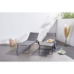 Concept Usine Lisboa chaise de plage Gris