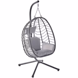 Tendance et confortable, ce joli fauteuil suspendu s'integrera à tous les endroits pour les embellir ! Que ce soit à l'interi ...
