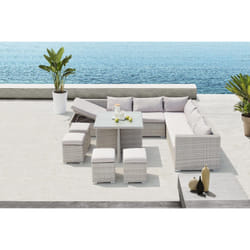 Concept Usine Samoa ensemble de meubles de jardin Gris