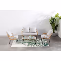 Concept Usine Porto ensemble de meubles de jardin Beige