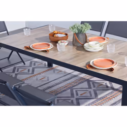 Concept Usine Lagos ensemble de meubles de jardin Gris
