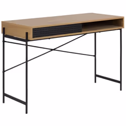 Minimaliste et design, le bureau Mushu est ideal pour travailler sur son ordinateur, ecrire ou faire ses devoirs.Fonctionnel, ...