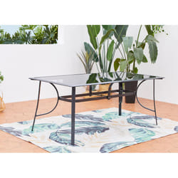Concept Usine Rimini table de jardin Noir