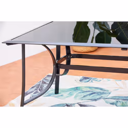 Concept Usine Rimini table de jardin Noir