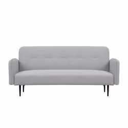 Canapé convertible 3 places en tissu gris BERNE, Concept Usine