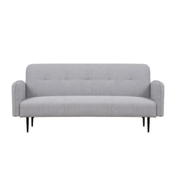 Canapé convertible 3 places en tissu gris BERNE, Concept Usine