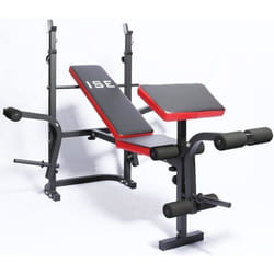 ISE Banc de Musculation Multifonction Mixte Réglable Pliable Inclinable Fitness pour Entrainement Complet SY-5430B