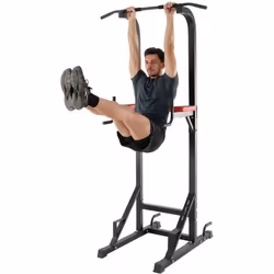 ISE Chaise Romaine Station reglable Multifonctions Barre de Traction dips Banc de Musculation Power Tower pliable SY-5607