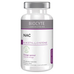 Biocyte NAC N-Acétyl-LCystéine 60 Gélules