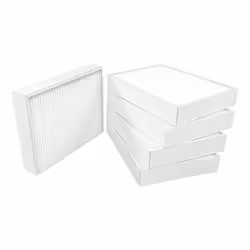 Filtres compatibles pour échangeur collectif ALDES sans by-pass - ALDES - Lot de 5 filtres - Blanc - Filtration