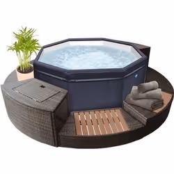 Spa gonflable - Spa Octopus + mobilier de Netspa