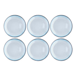 Björn BJ-LPGM assiette Assiette de dîner Rond Porcelaine Bleu 6 pièce(s)