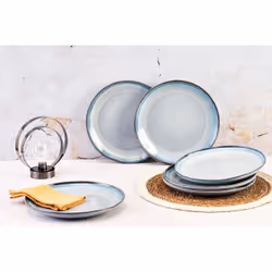 Björn BJ-LPGM assiette Assiette de dîner Rond Porcelaine Bleu 6 pièce(s) - Vue supplémentaire 7