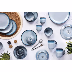 Björn BJ-SBGM bol Ensemble de bols 0,2 L Rond Grès Bleu 6 pièce(s) - Vue supplémentaire 5