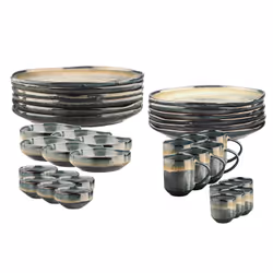 Björn SR-COGT kit de vaisselle 36 pièce(s) Grès Kaki