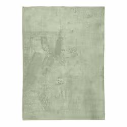 Tapis de salon 80x150 cm Polyester Uni Vert