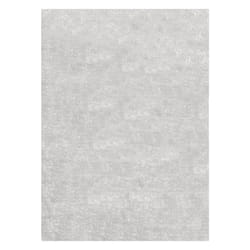 Tapis de salon 80x150 cm Polyester Uni Gris