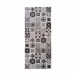 Tapis de salon 60x90 cm Polyester Tren Noir