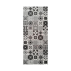 Tapis de salon 60x90 cm Polyester Tren Noir