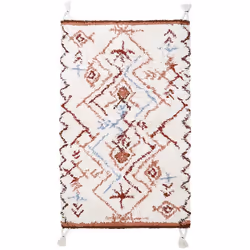 Tapis enfant - Nattiot - Karmen - 100% coton - 100x160 cm - Tissé main berbère