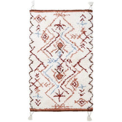 Tapis enfant - Nattiot - Karmen - 100% coton - 100x160 cm - Tissé main berbère