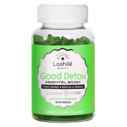 Lashilé Beauty Good Detox Essentiel Boost Détoxifie l'Organisme 60 Gummies