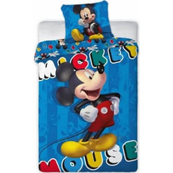 Parure de lit - Disney - Mickey - Housse réversible - 140x200 cm - 100% Polyester