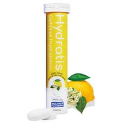 Hydratis Solution d'Hydratation 20 Comprimés Effervescents - Arôme : Citron Fleur de Sureau