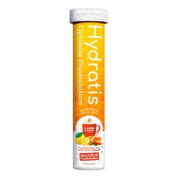 Hydratis Solution d'Hydratation Chaude 20 Comprimés Effervescents - Goût : Miel Citron