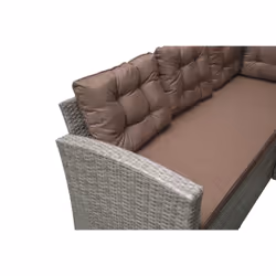 Concept Usine Moorea ensemble de meubles de jardin Gris, Marron
