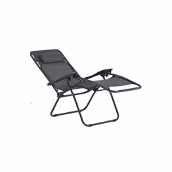 Concept Usine Manihi chaise de plage Noir