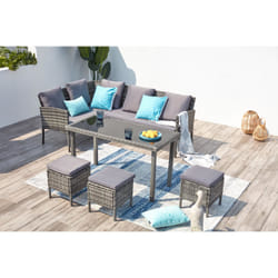 Concept Usine Cordoba ensemble de meubles de jardin Gris