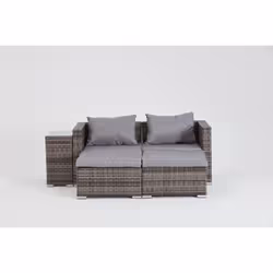 Concept Usine Moana ensemble de meubles de jardin Gris