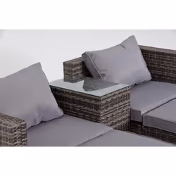 Concept Usine Moana ensemble de meubles de jardin Gris - Vue supplémentaire 4