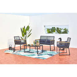 Concept Usine Mihata ensemble de meubles de jardin Noir